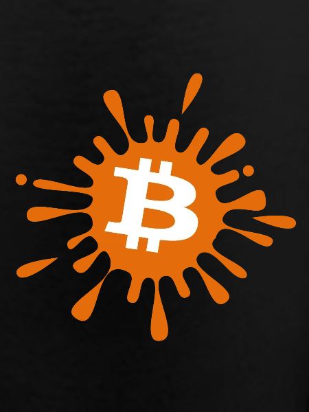 Bitcoin Crypto Cryptocurrency Splash