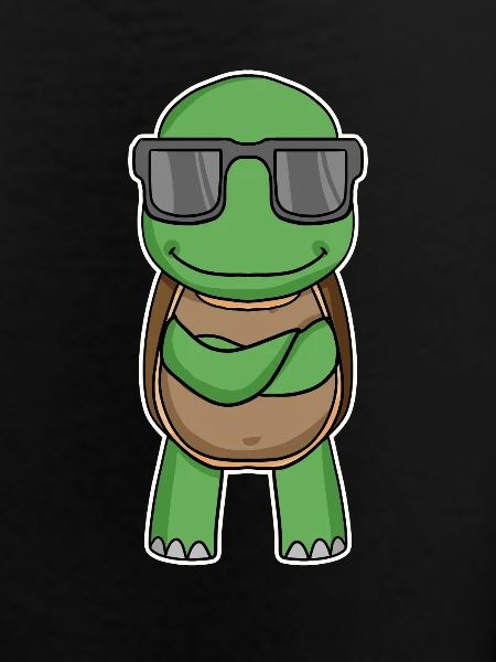 Turtle with glasses