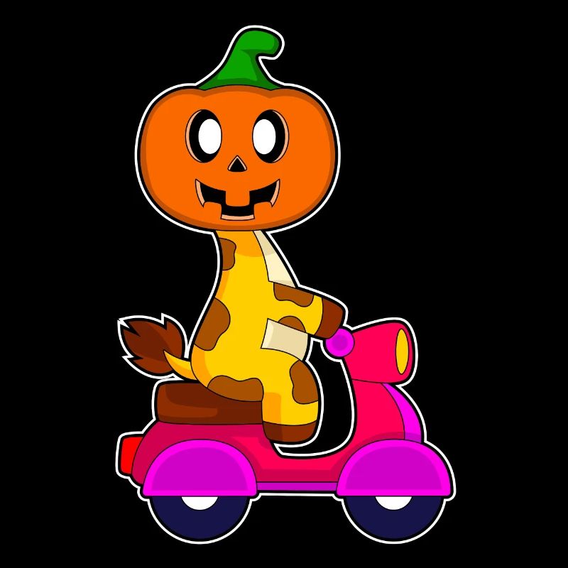 Giraffe Halloween Motorroller