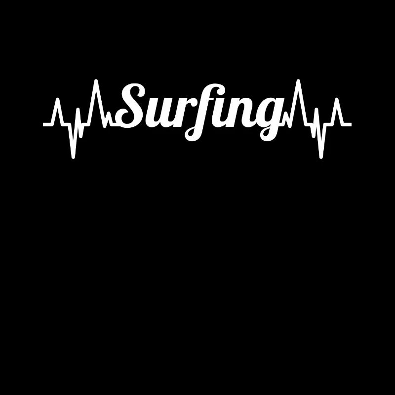 Fréquence du pouls du surf