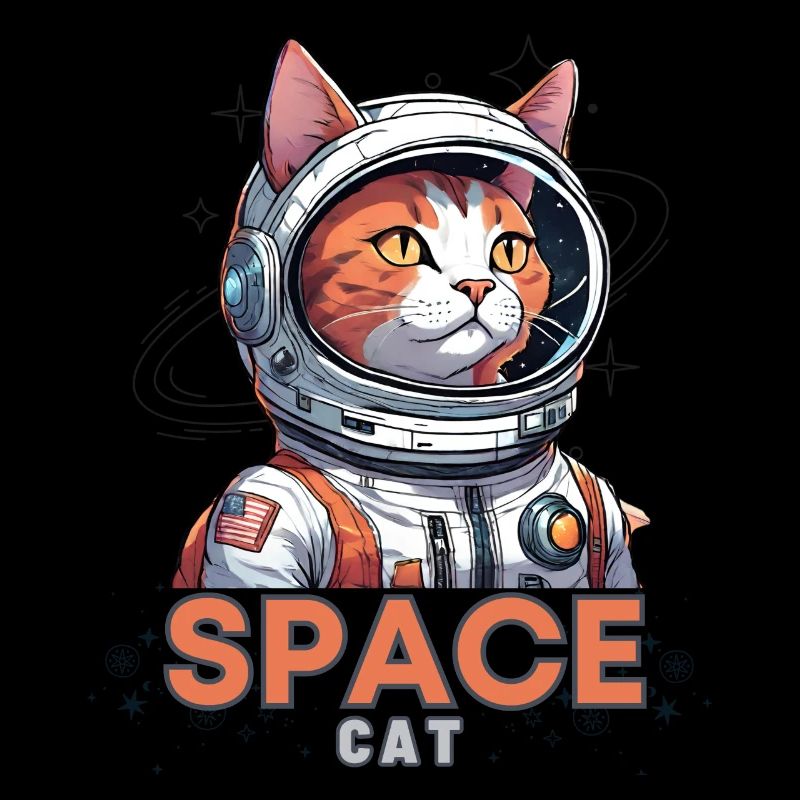 Astronaute Chat de l’Espace