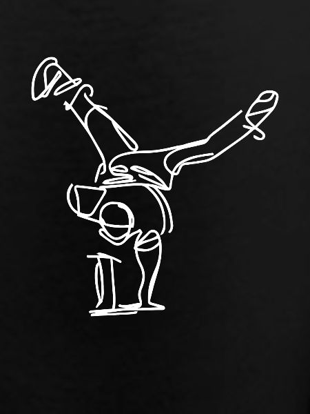 Dessin de Breakdancer
