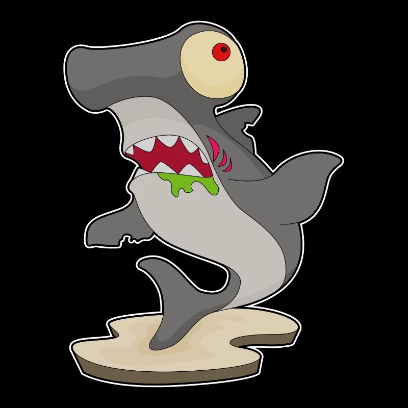 Requin-marteau Halloween Zombie