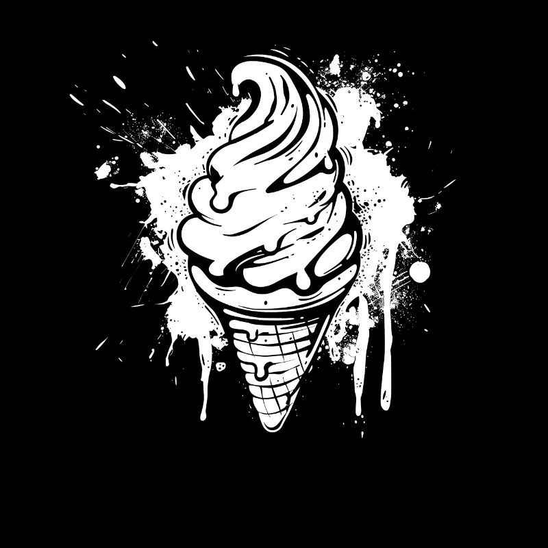 Ice cream cone Splash