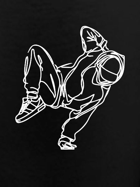 Breakdancer Drawing