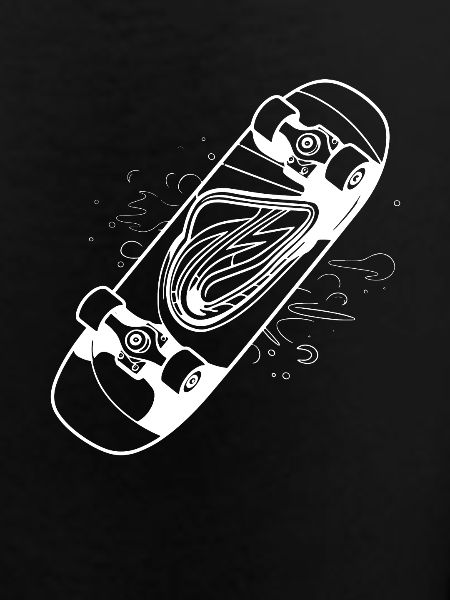 Skateboard Drawing