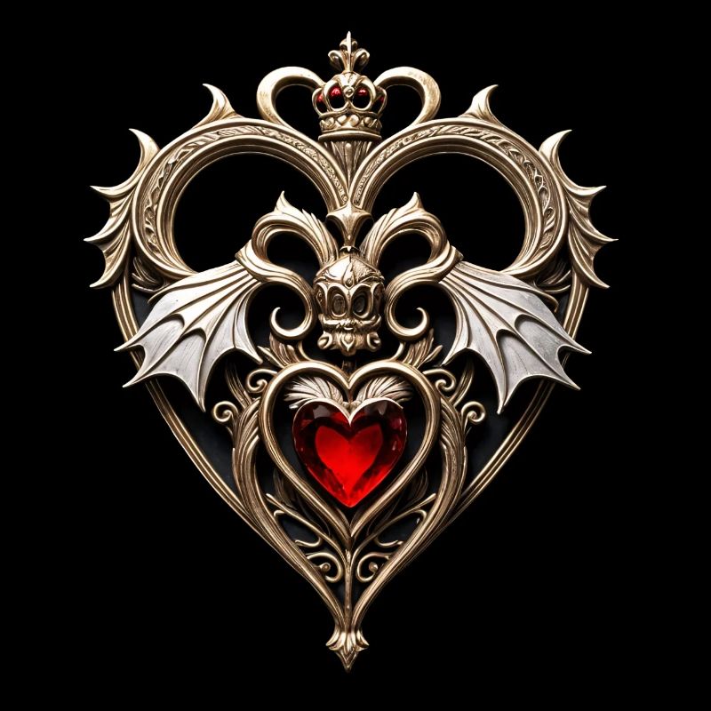 Stunning Gothic Heart