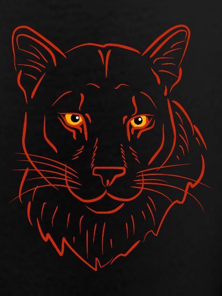 Bergloewe predator