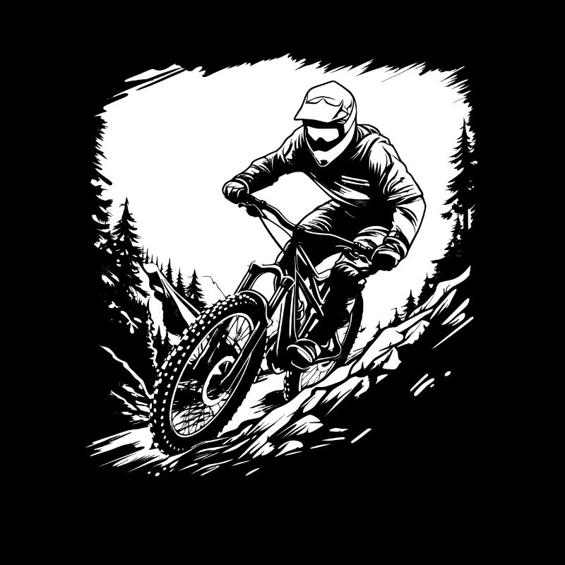 Mountain Biking Sketch