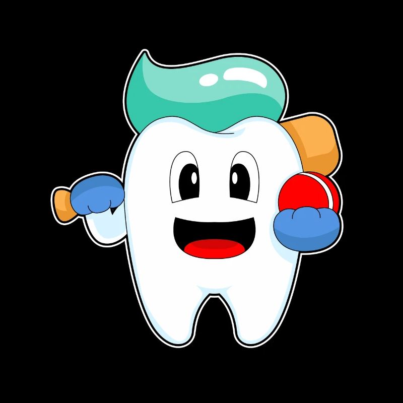Tooth Cricket Cricket Bat