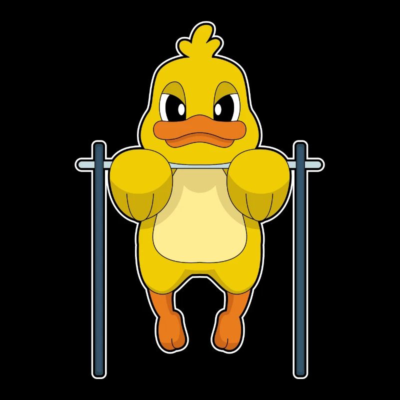 Duck Bodybuilder Pull-ups Bodybuilding