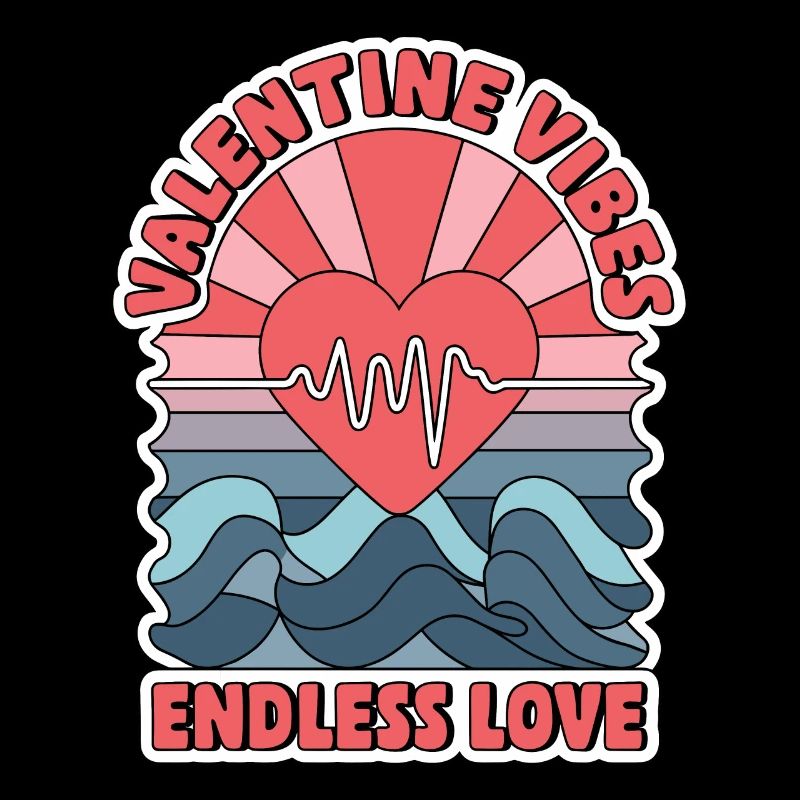 Valentine vibes for lovers on Valentine's Day