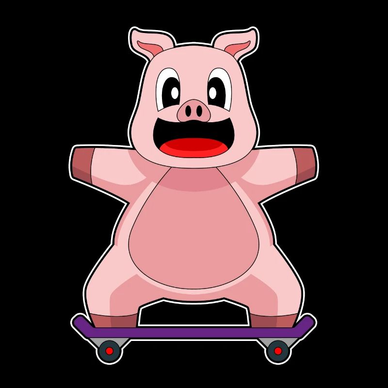 Pig Skater Skateboard