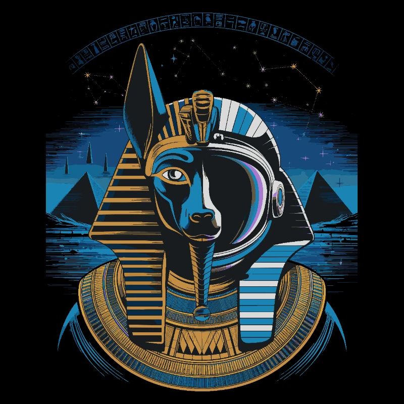 Conception hybride Anubis céleste