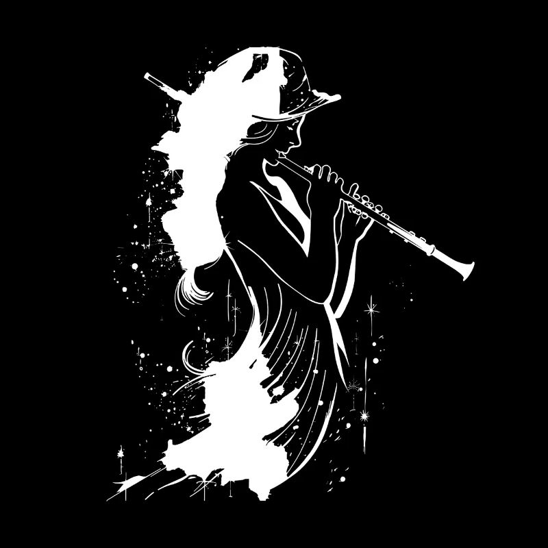 Flute Player Sketch