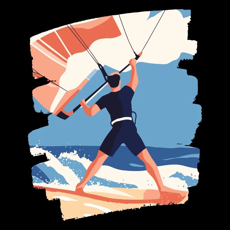 kitesurfeurs