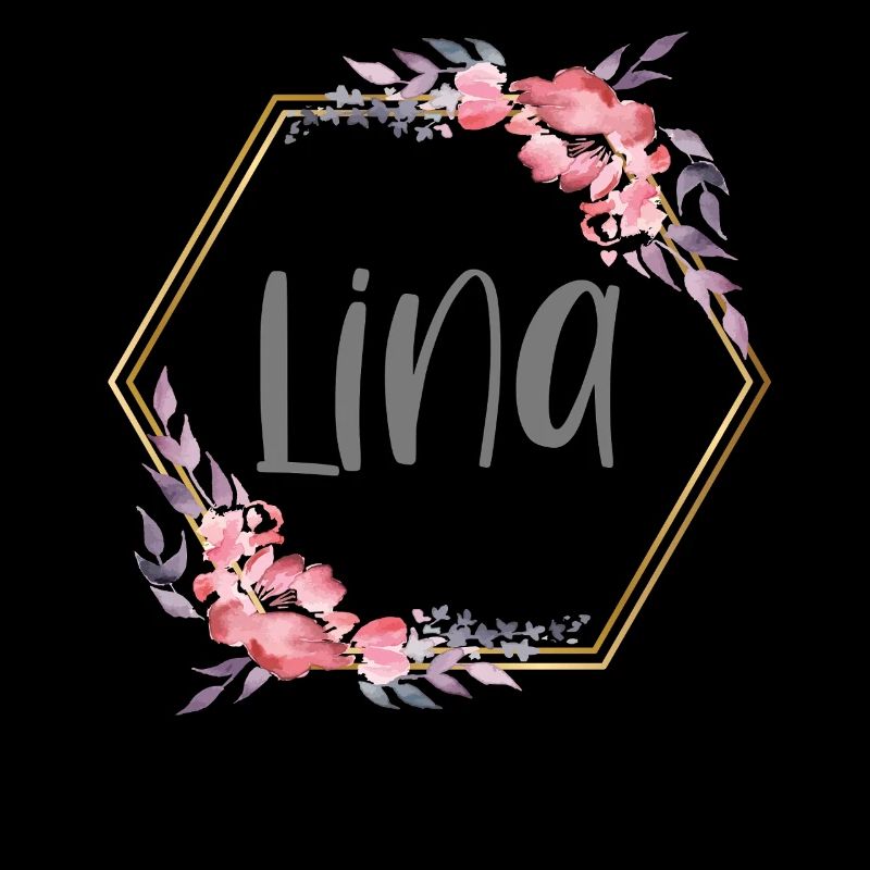 Lina Mädchen Name personalisiertes Geschenk