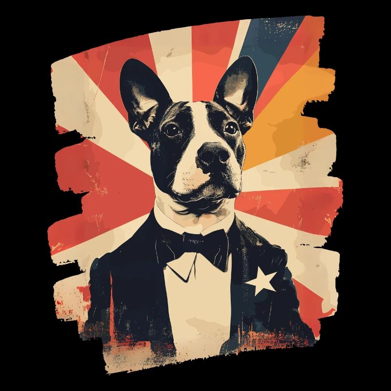 Bull Terrier Fighting Dog