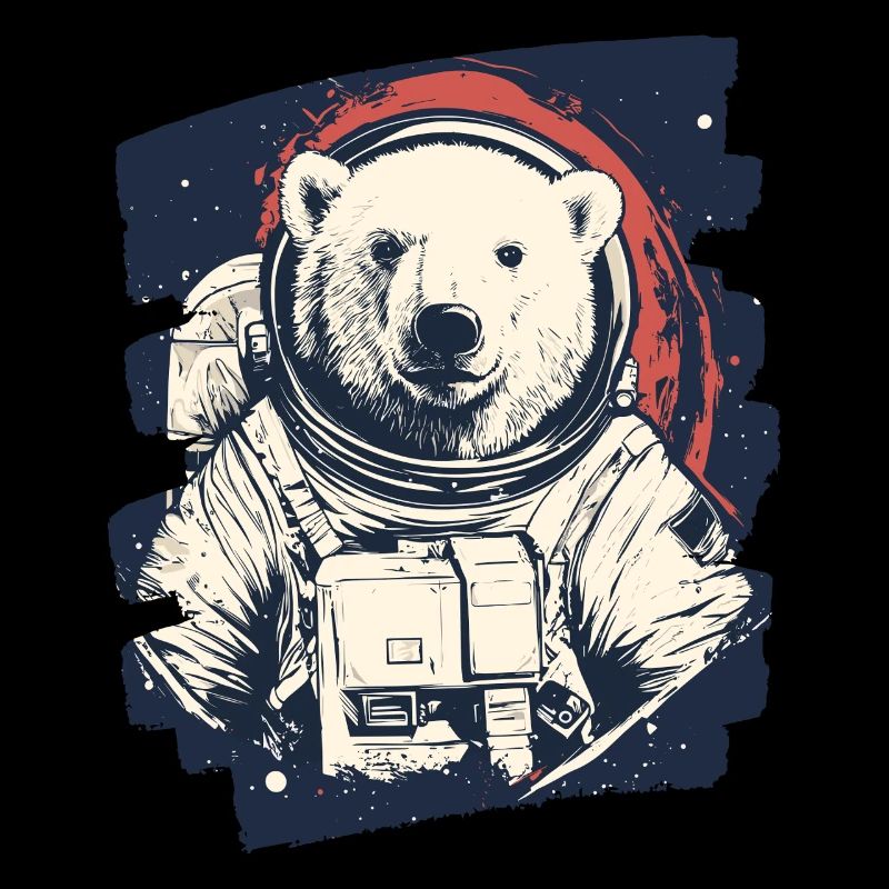 Polar Bear Astronaut