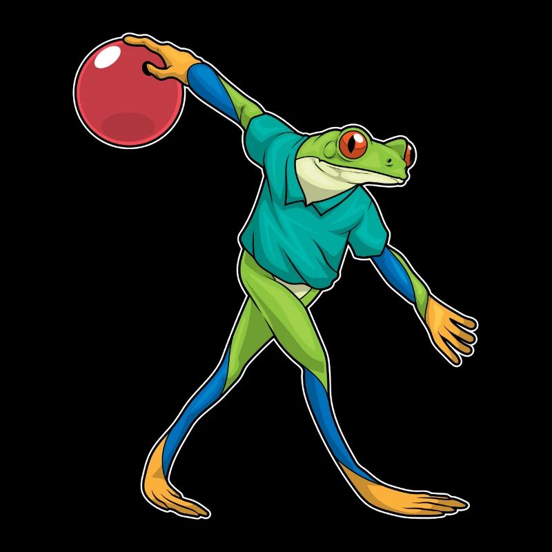 Grenouille Bowling Boule de bowling