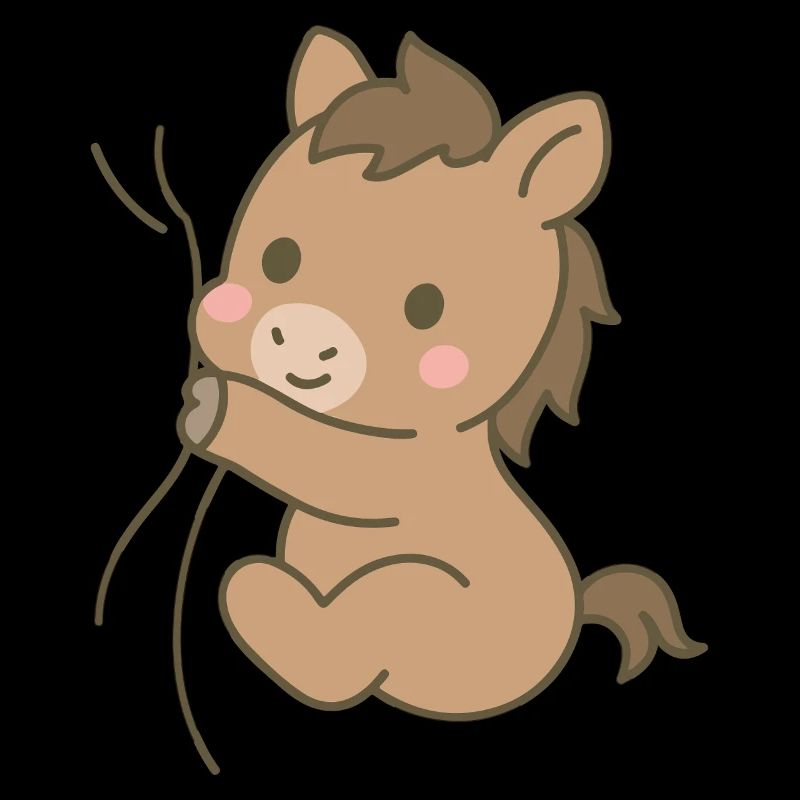 Eingekuschelt Pferdchen