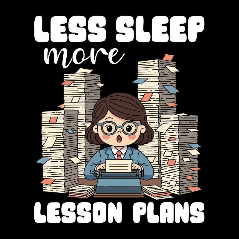 MOINS DE SOMMEIL, PLUS DE PLANS DE COURS - CADEAU POUR L’ENSEIGNANT