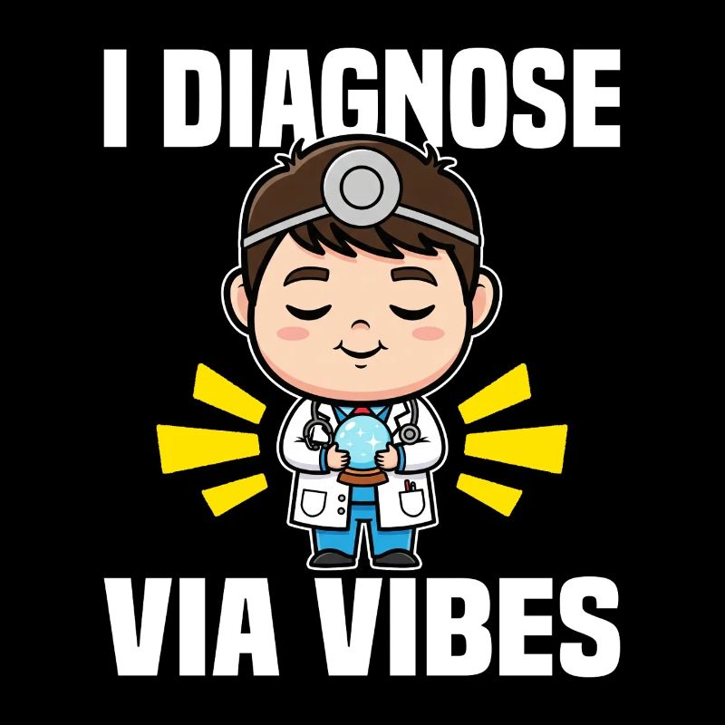I DIAGNOSE VIA VIBES - DOCTOR GIFT