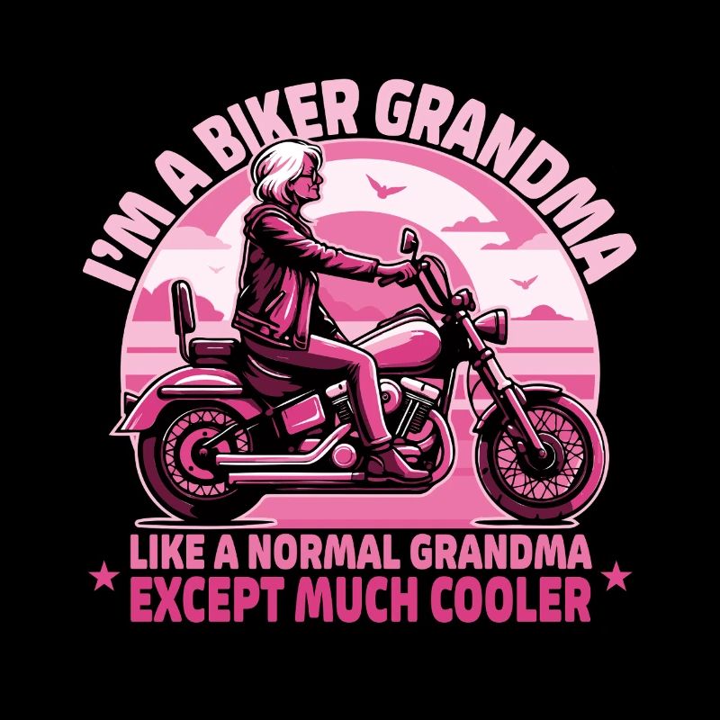 Conception audacieuse de grand-mère cavalière