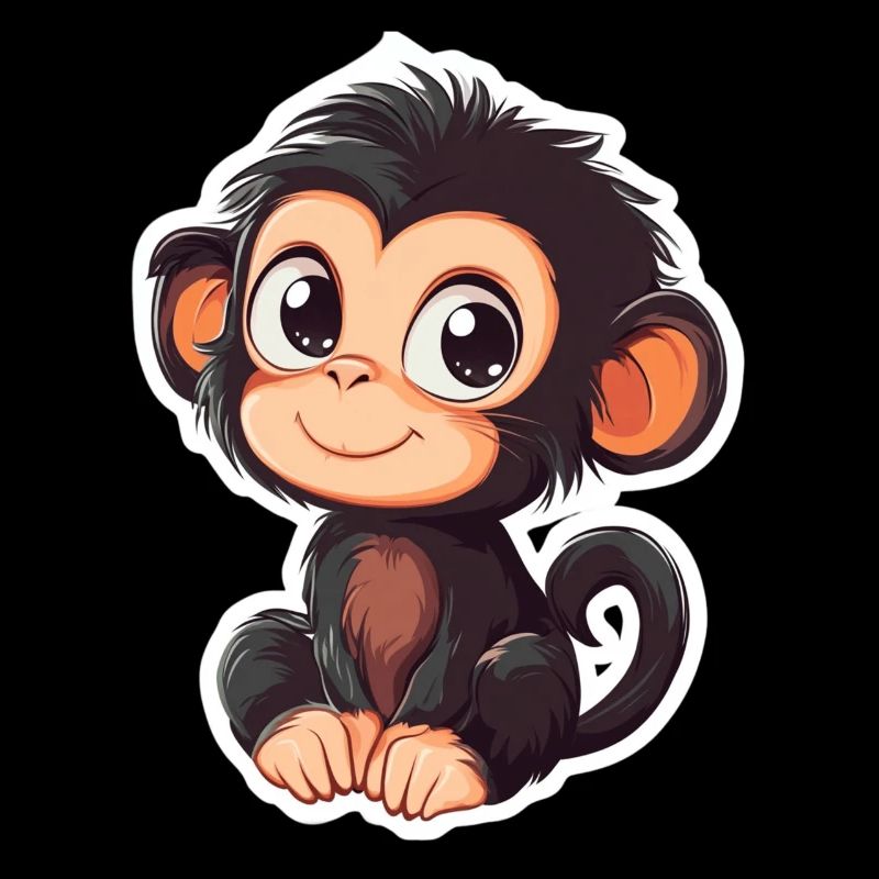 Cute Monkey Cute Monkey Gift for Monkey Fans