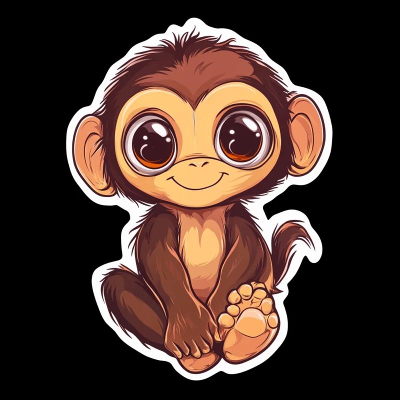 Monkey Cute Monkey Gift for Monkey Fans