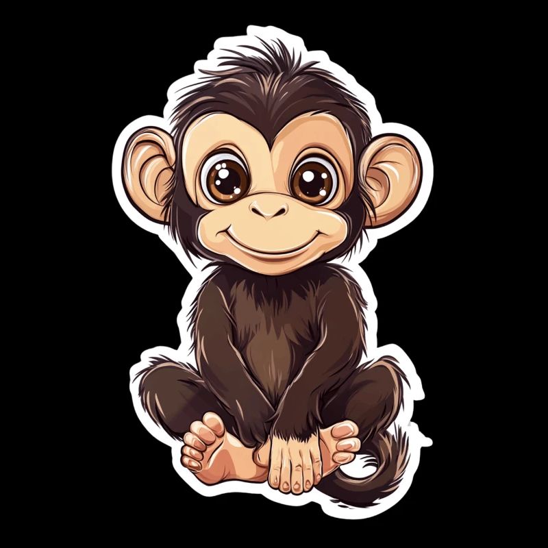 Monkey Cute Monkey Gift for Monkey Fans