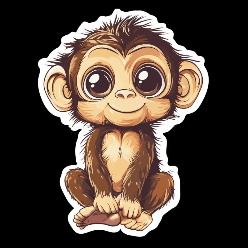 Monkey Cute Monkey Gift for Monkey Fans
