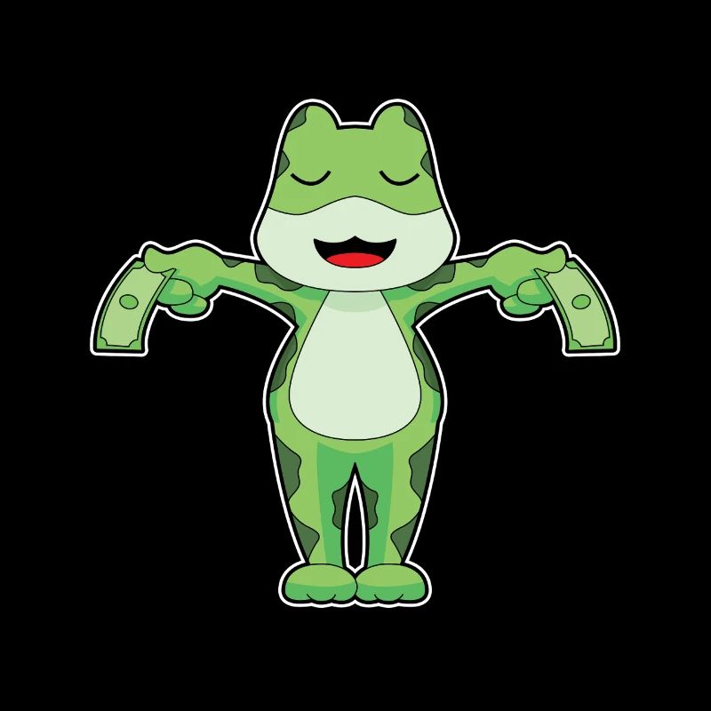 Billet de banque grenouille