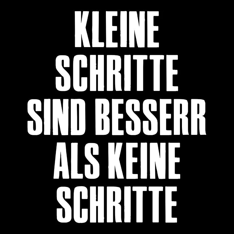 Small steps are better than no steps.