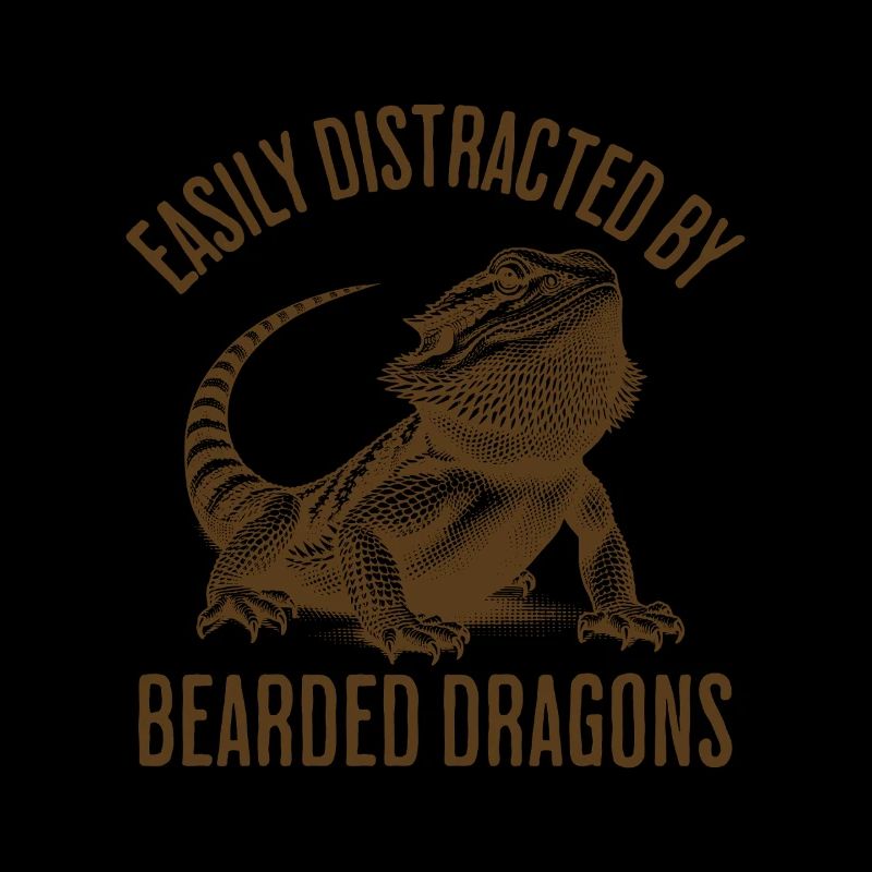 Easily Distracted By Bearded Dragons