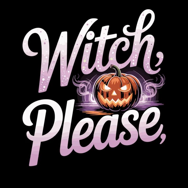 Scary pumpkin lantern with lettering