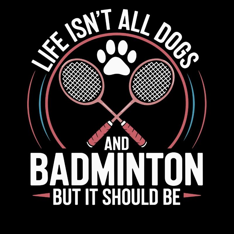 Chiens et badminton