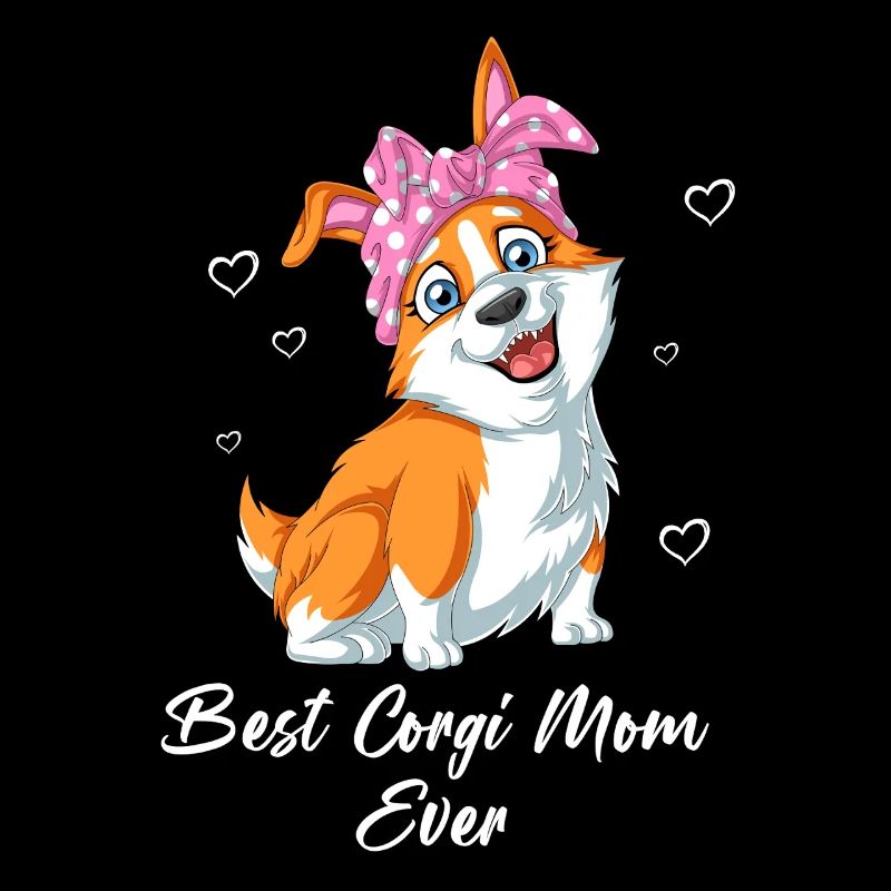 Süße Corgi Mama Statement Muttertagsgeschenk