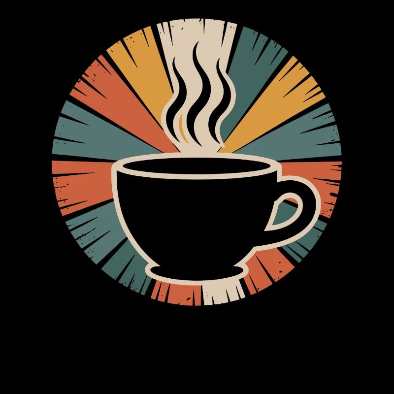 Warming Coffee Mug Retro Design