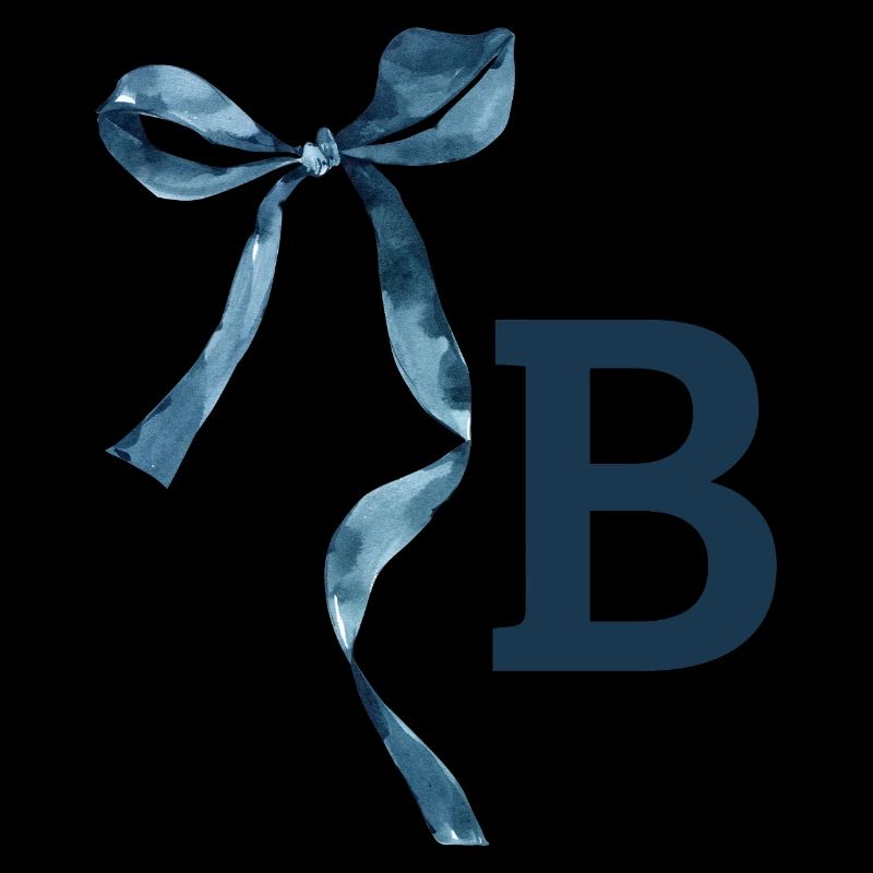 Monogramm b Geschenkidee