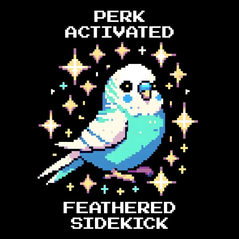 Perk active: Feathered Sidekick | Budgie