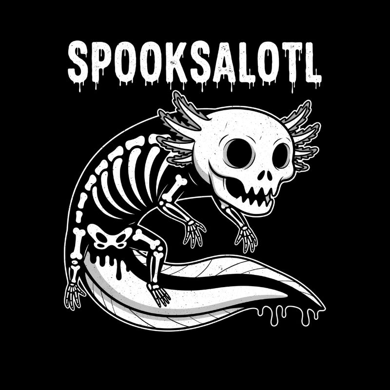 Spukschädel auf Skeletteide