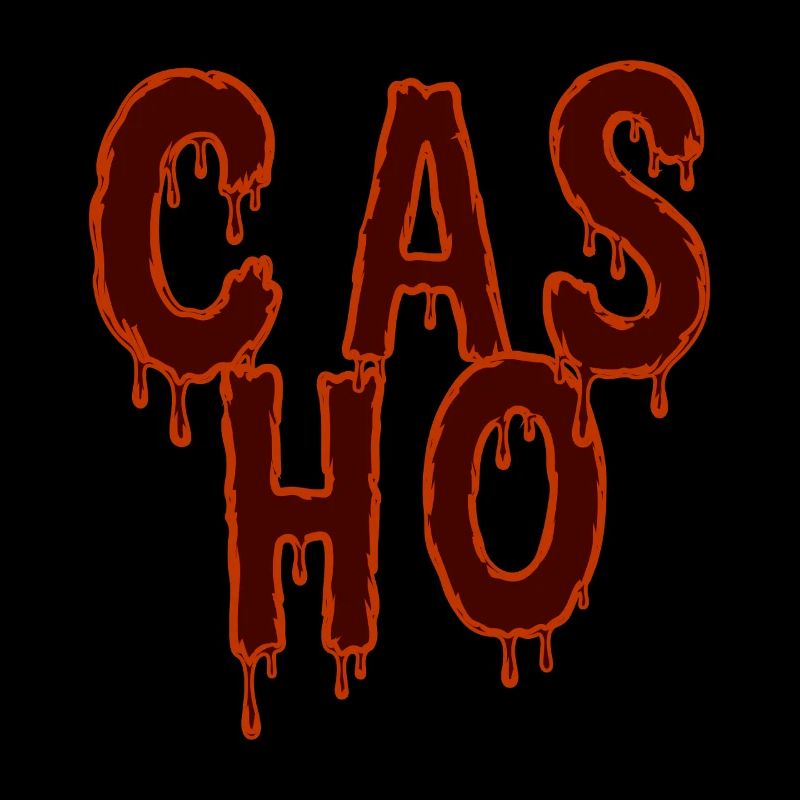 Tropfender Text Horror-Modedesign