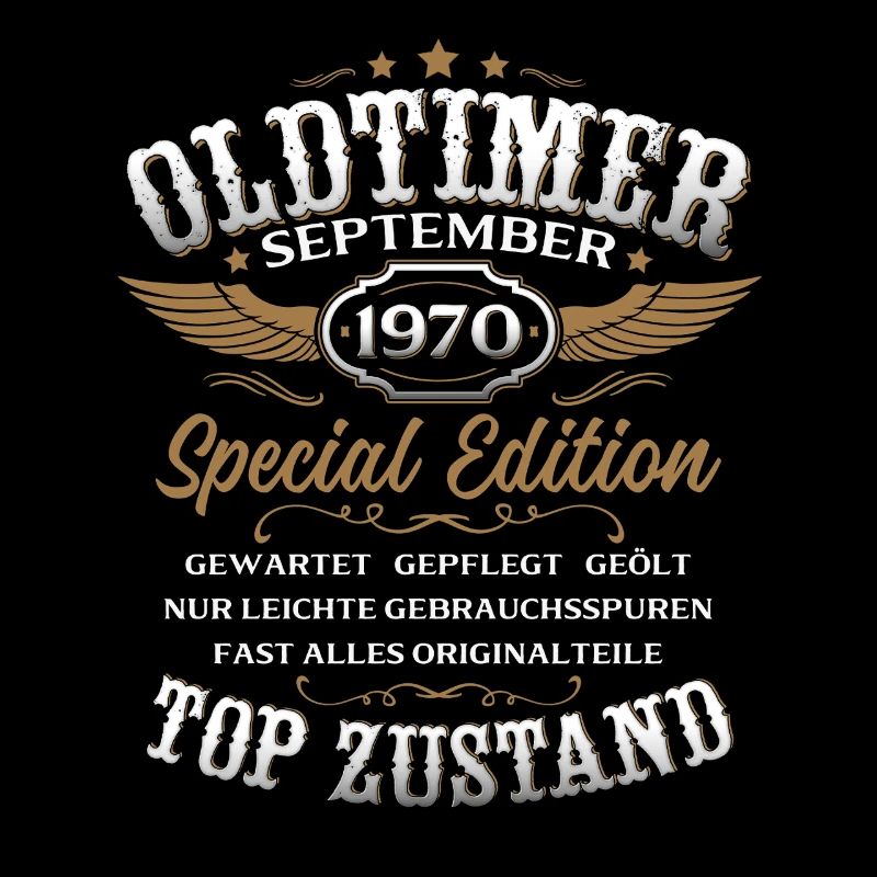 55. Geburtstag Geschenk Oldtimer September 1970