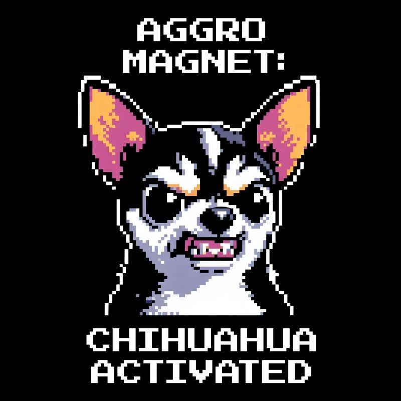 Aimant Aggro – Chihuahua activé | Chien