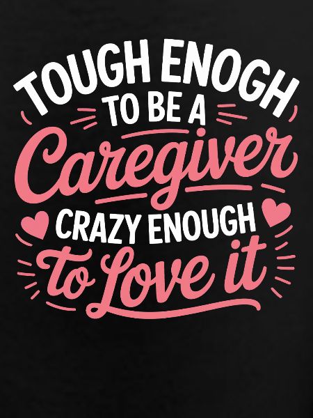Caregiver Pride Script Pink