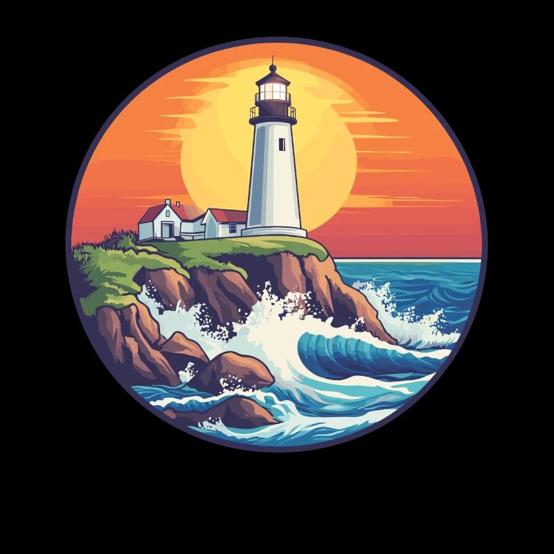 Lighthouse at sunset