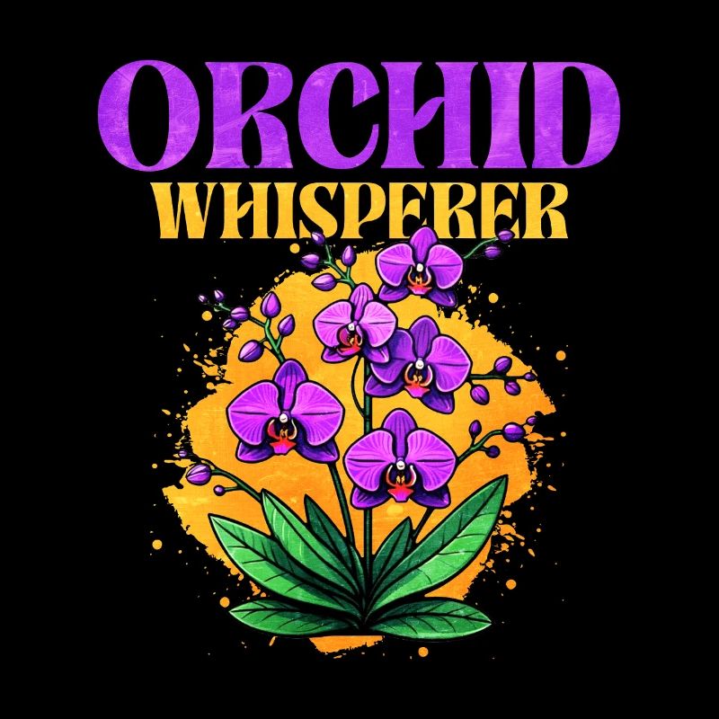 Conception de murmure d'orchidée