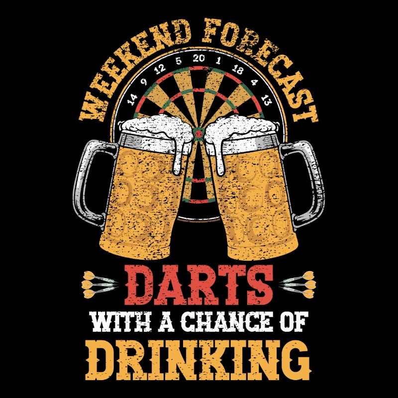 Beer Dartboard Drinking Tee