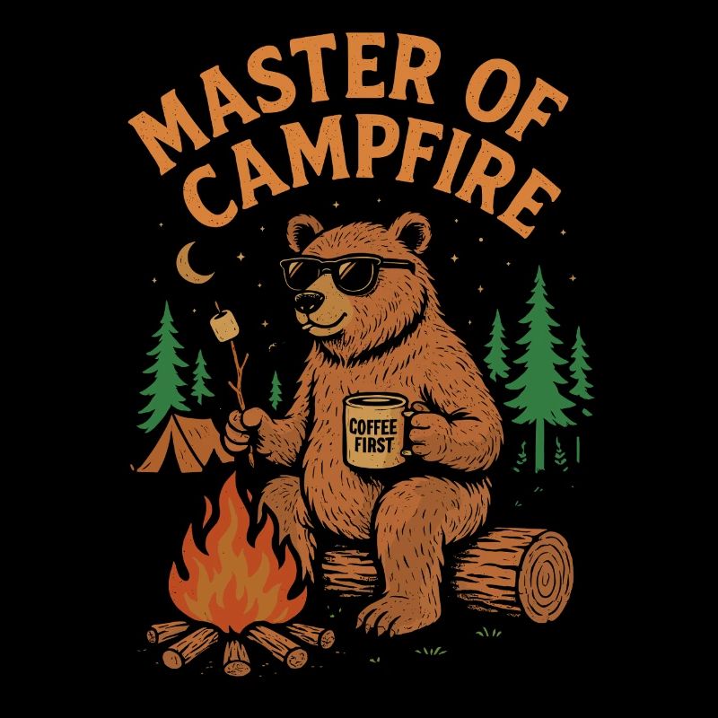 Maître du feu de camp